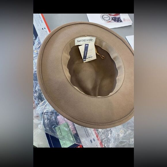 Anthropologie San Diego Hat Co. Bow Fedora New Wool - Picture 6 of 6